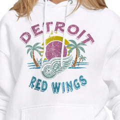 Detroit Red Wings Starter Women's Tonal Beach Hoodie