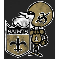 NFL New Orleans Saints Throwback Logo Pullover Hoodie