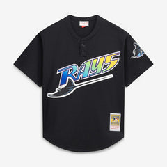 Wade Boggs Tampa Bay Rays Authentic Batting Practice Jersey - Black | Mitchell & Ness