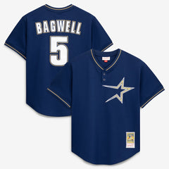 Jeff Bagwell Houston Astros Authentic Batting Practice Jersey - Navy | Mitchell & Ness