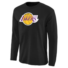 Los Angeles Lakers Primary Logo II Long Sleeve T-Shirt - Black outlet