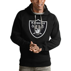 NFL Las Vegas Raiders Antigua Victory Pullover Hoodie