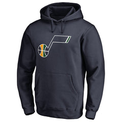 Utah Jazz #1 Dad Pullover Hoodie - Navy sale