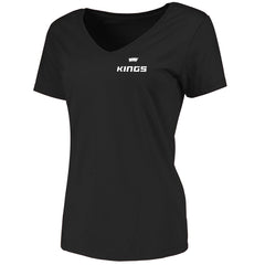 Sacramento Kings Women's Logo V-Neck T-Shirt - Black online