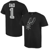 San Antonio Spurs #1 Dad T-Shirt - Black discount