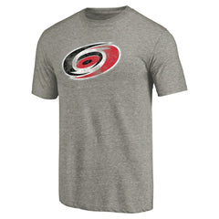 Carolina Hurricanes Distressed Team Logo Tri-Blend T-Shirt