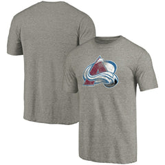 Colorado Avalanche Distressed Team Logo Tri-Blend T-Shirt