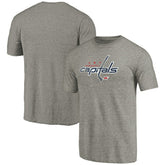 Washington Capitals Distressed Team Logo Tri-Blend T-Shirt
