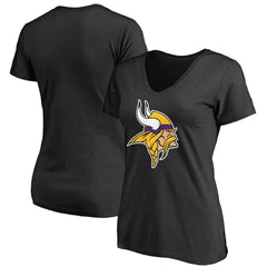 NFL Minnesota Vikings Women's Primary Team Logo V-Neck T-Shirt