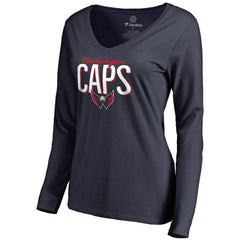 Washington Capitals Women's Nostalgia Long Sleeve T-Shirt