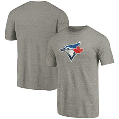 Toronto Blue Jays Distressed Team Tri-Blend T-Shirt - Ash