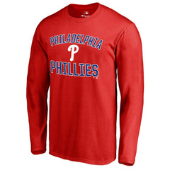 Philadelphia Phillies Victory Arch Long Sleeve T-Shirt - Red