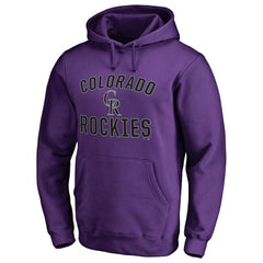 Colorado Rockies Victory Arch Pullover Hoodie - Purple