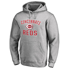 Cincinnati Reds Victory Arch Pullover Hoodie - Ash