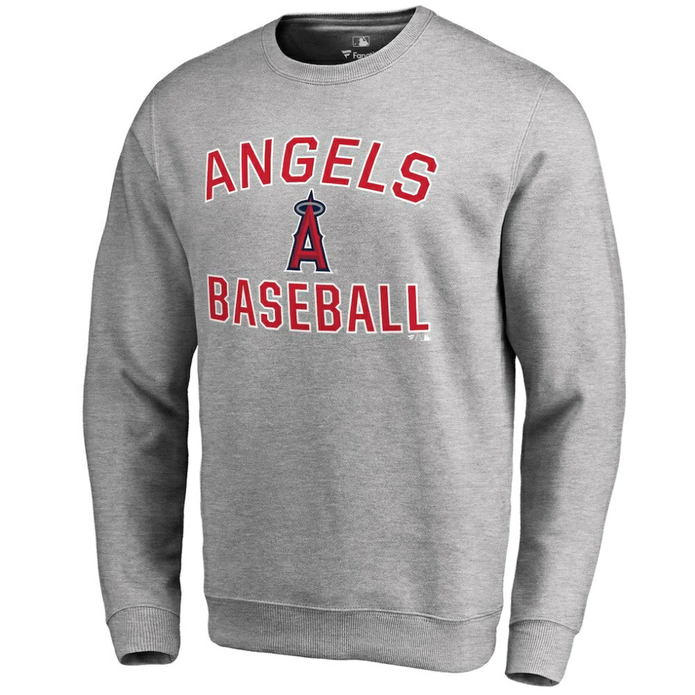 Los Angeles Angels Victory Arch Pullover Sweatshirt - Ash