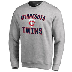 Minnesota Twins Victory Arch Pullover Sweatshirt - Ash