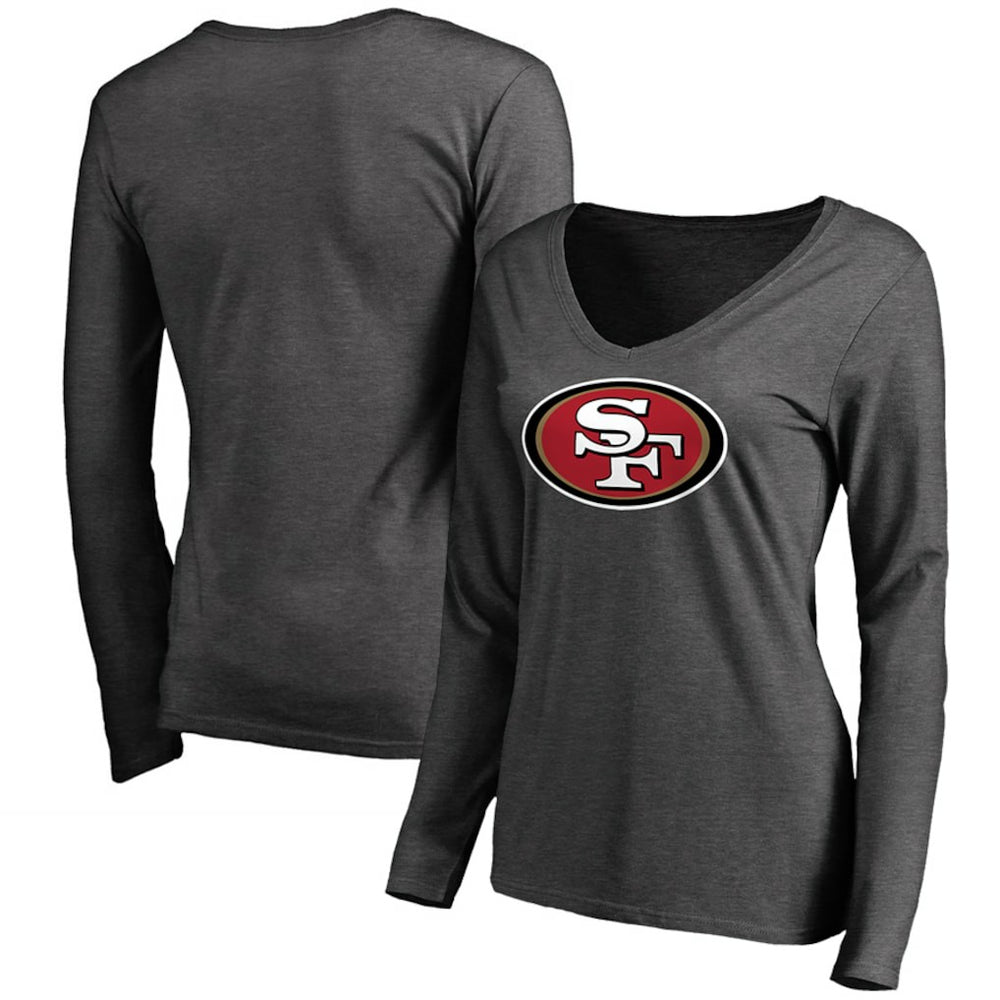 NFL San Francisco 49ers Women's Team Logo Long Sleeve T-Shirt