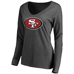 NFL San Francisco 49ers Women's Team Logo Long Sleeve T-Shirt