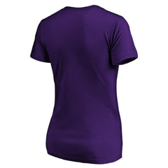 Colorado Rockies Women's Secondary Color Primary Logo T-Shirt - Purple