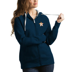 Houston Astros Antigua Women's Victory Full-Zip Hoodie - Navy