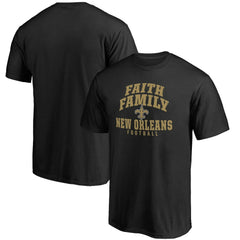 NFL New Orleans Saints Faith Family T-Shirt