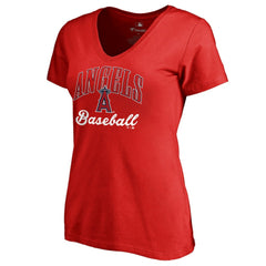 Los Angeles Angels Women's Victory Script T-Shirt - Red