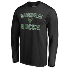 Milwaukee Bucks Victory Arch Long Sleeve T-Shirt - Black sale
