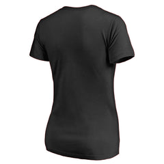 San Antonio Spurs Women's Primary Logo V-Neck T-Shirt - Black online