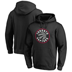 Toronto Raptors Primary Logo Pullover Hoodie - Black shop