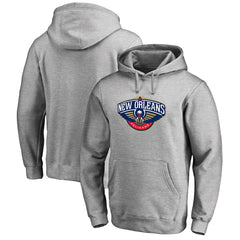 New Orleans Pelicans Primary Logo Pullover Hoodie - Heather Gray outlet