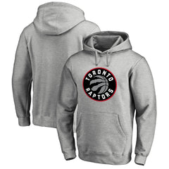 Toronto Raptors Primary Logo Pullover Hoodie - Heather Gray discount