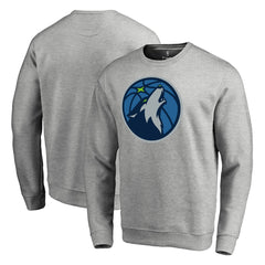 Minnesota Timberwolves Primary Logo Sweatshirt - Heathered Gray sale