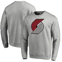 Portland Trail Blazers Primary Logo Sweatshirt - Heathered Gray discount