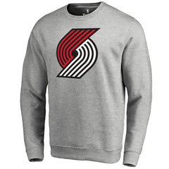 Portland Trail Blazers Primary Logo Sweatshirt - Heathered Gray discount