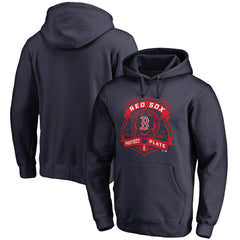 Boston Red Sox Police Badge Pullover Hoodie - Navy