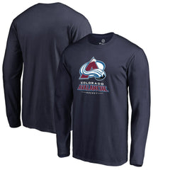 Colorado Avalanche Team Lockup Long Sleeve T-Shirt