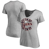 Detroit Tigers Women's Eat Em Up Hometown T-Shirt - Ash