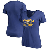 St. Louis Blues Women's Hometown Collection Bleed Blue V-Neck T-Shirt