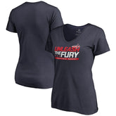 Washington Capitals Women's Hometown Collection The Fury V-Neck T-Shirt