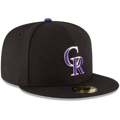 Colorado Rockies Authentic Collection ON Field 59FIFTY Structured Hat - Black | New Era