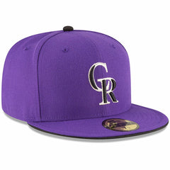 Colorado Rockies Authentic Collection ON Field 59FIFTY Structured Hat - Purple | New Era