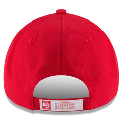 Atlanta Hawks Team Color 9FORTY Adjustable Hat - Red | New Era online
