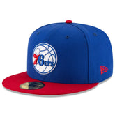 Philadelphia 76ers Team Color 2Tone 59FIFTY Fitted Hat - Royal/Red | New Era online