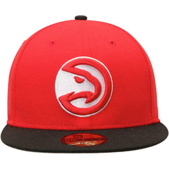Atlanta Hawks Team Color 2Tone 59FIFTY Fitted Hat - Red/Black | New Era discount