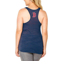 Boston Red Sox Soft as a Grape Women's Plus Size Swing for the Fences Racerback Tank Top - Navy
