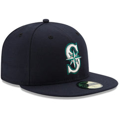 Seattle Mariners Authentic Collection On Field 59FIFTY Fitted Hat - Navy | New Era