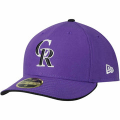 Colorado Rockies Alternate 2 Authentic Collection On-Field Low Profile 59FIFTY Fitted Hat - Purple | New Era
