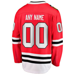 Chicago Blackhawks Fanatics Home Breakaway Custom Jersey