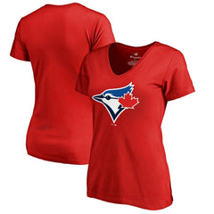 Toronto Blue Jays Women's Logo T-Shirt - Red