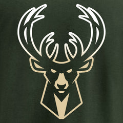 Milwaukee Bucks Gradient Logo T-Shirt - Green sale